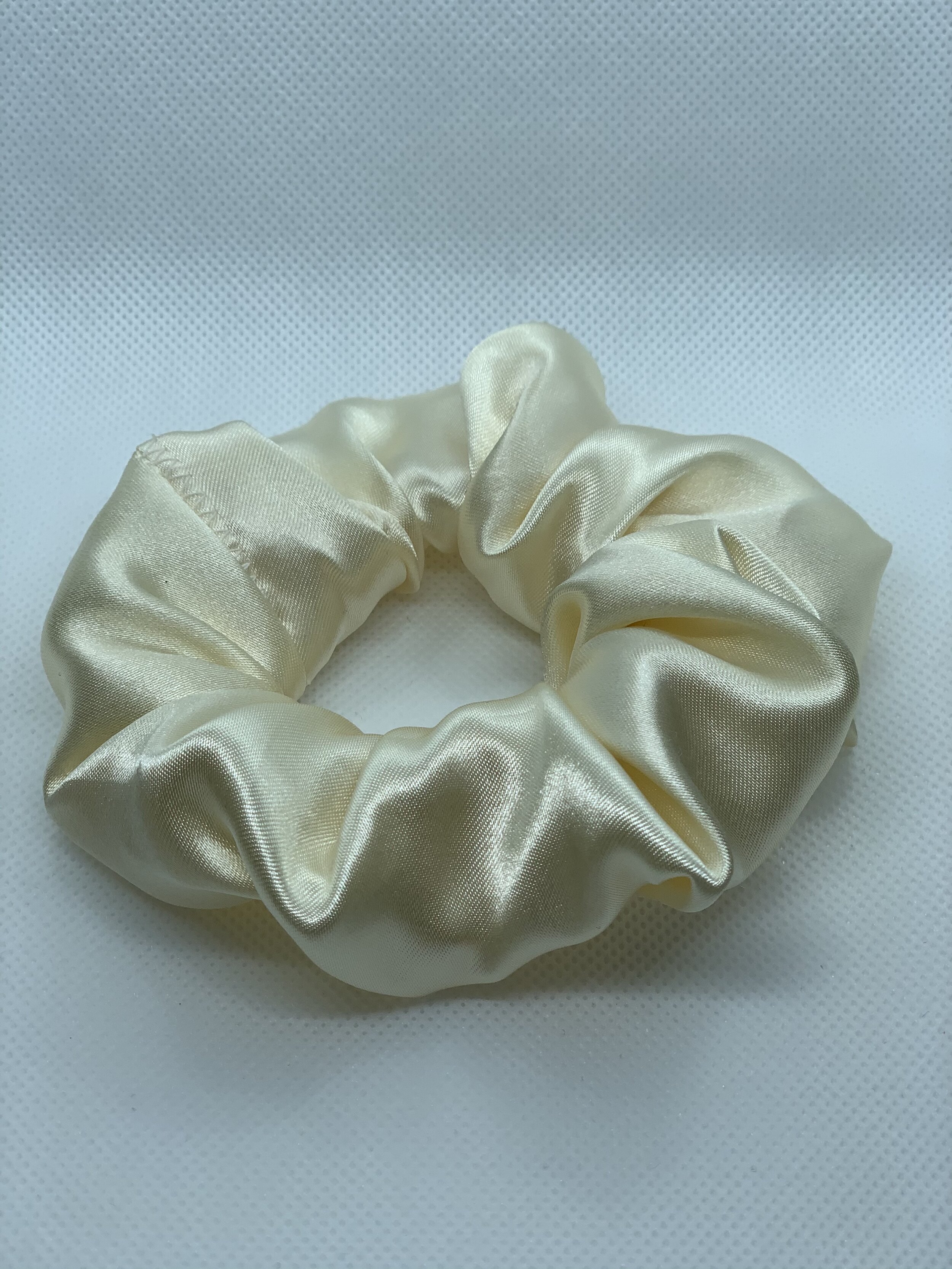 Cream Puff Scrunchie