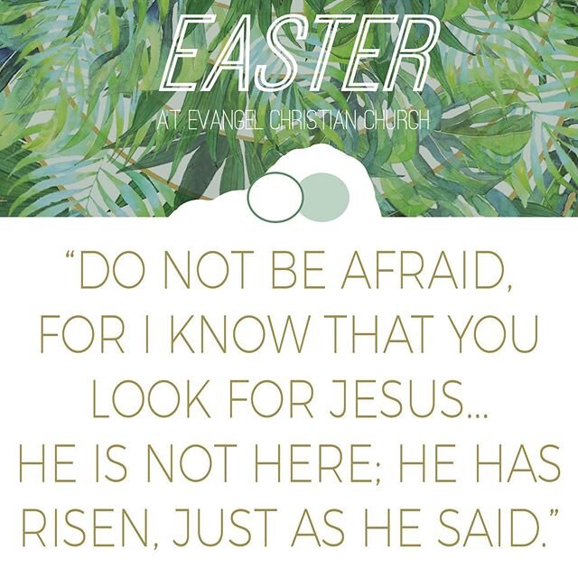 Join us today! We will be live at 10:30!  Happy Easter Evangel family we hope you can join us! Tune in from your homes, Share on your Facebook timelines, or start a watch party but most importantly sit back relax and enjoy this Easter Sunday message 