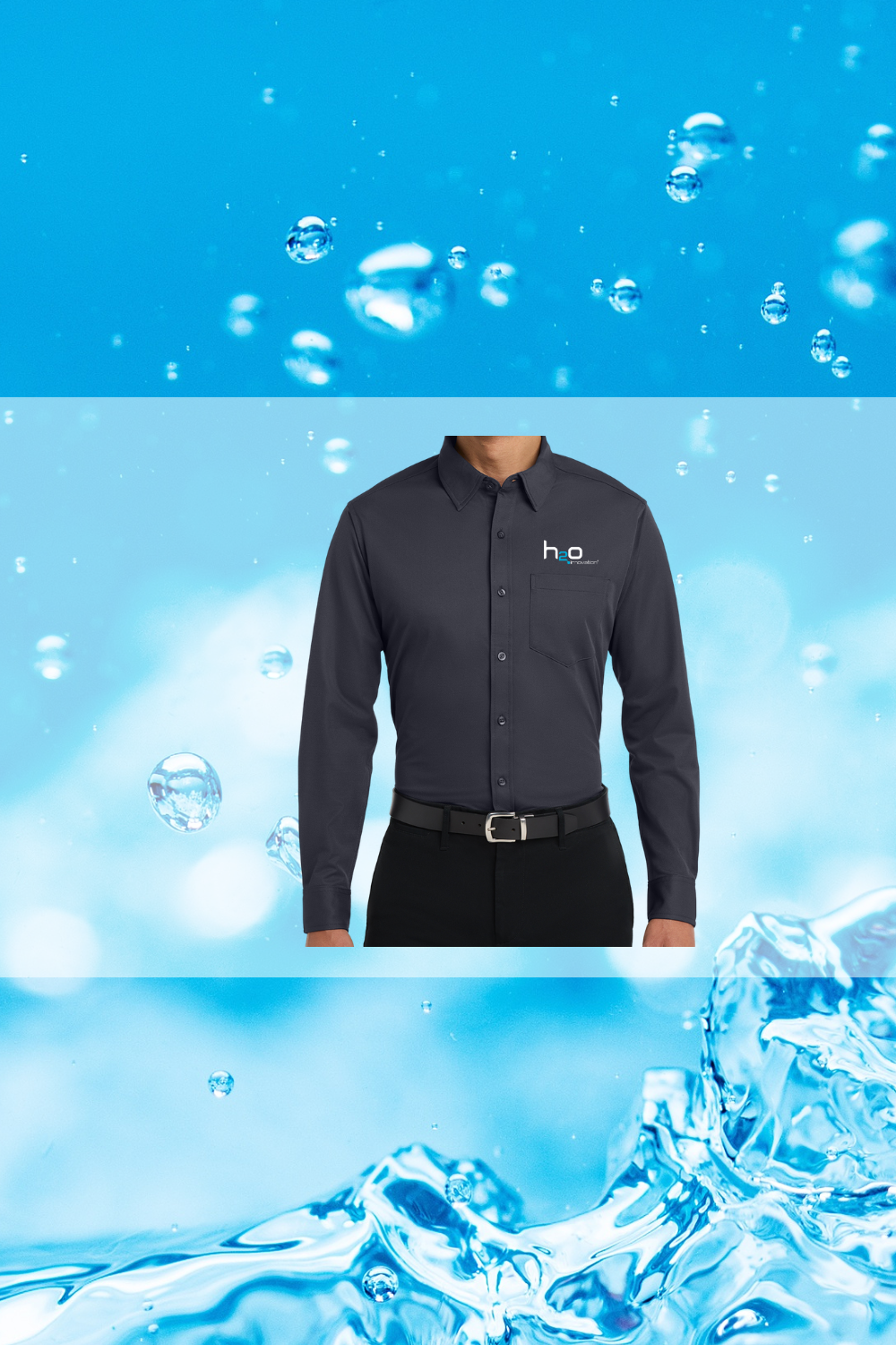 H2O Innovation Embroidered Port Authority® Dimension Knit Dress Shirt- K570