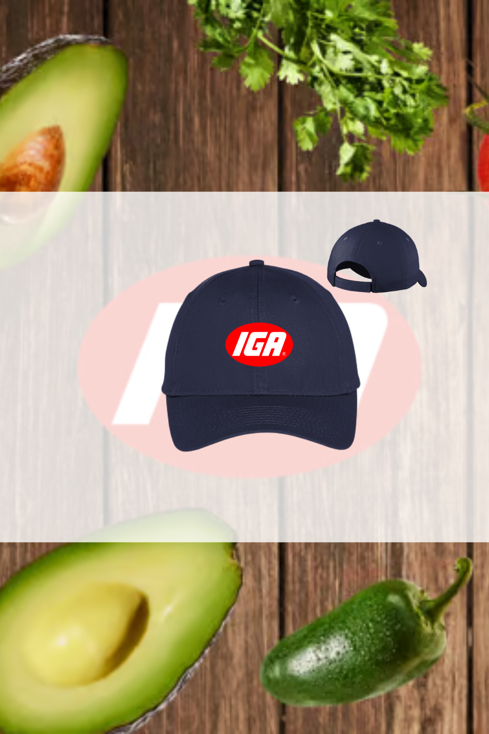 IGA Embroidered Cap-C914 $11 Each