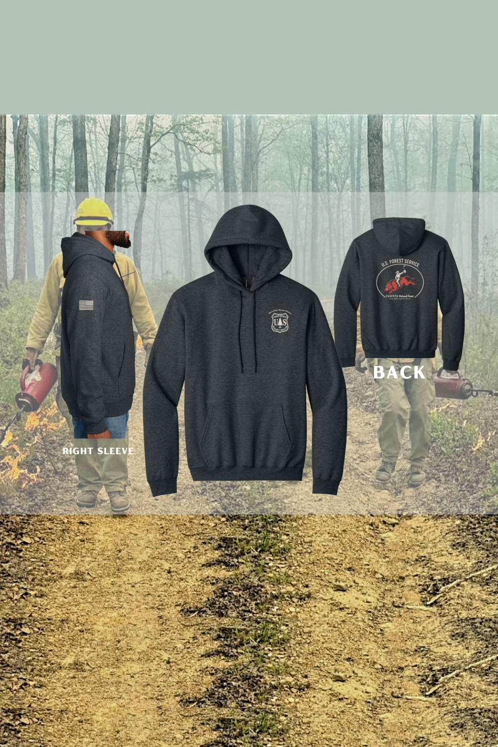 MENA Fire - Mena Hoodie drk heather grey.png