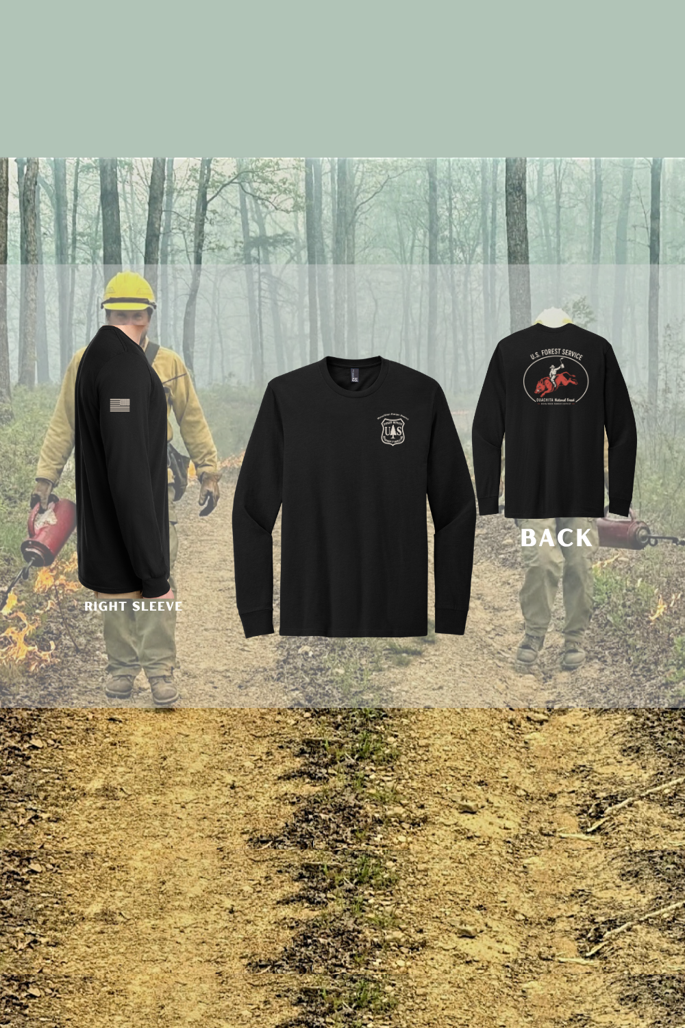 Mena/ Oden Ranger Printed Long Sleeve Tee DT109