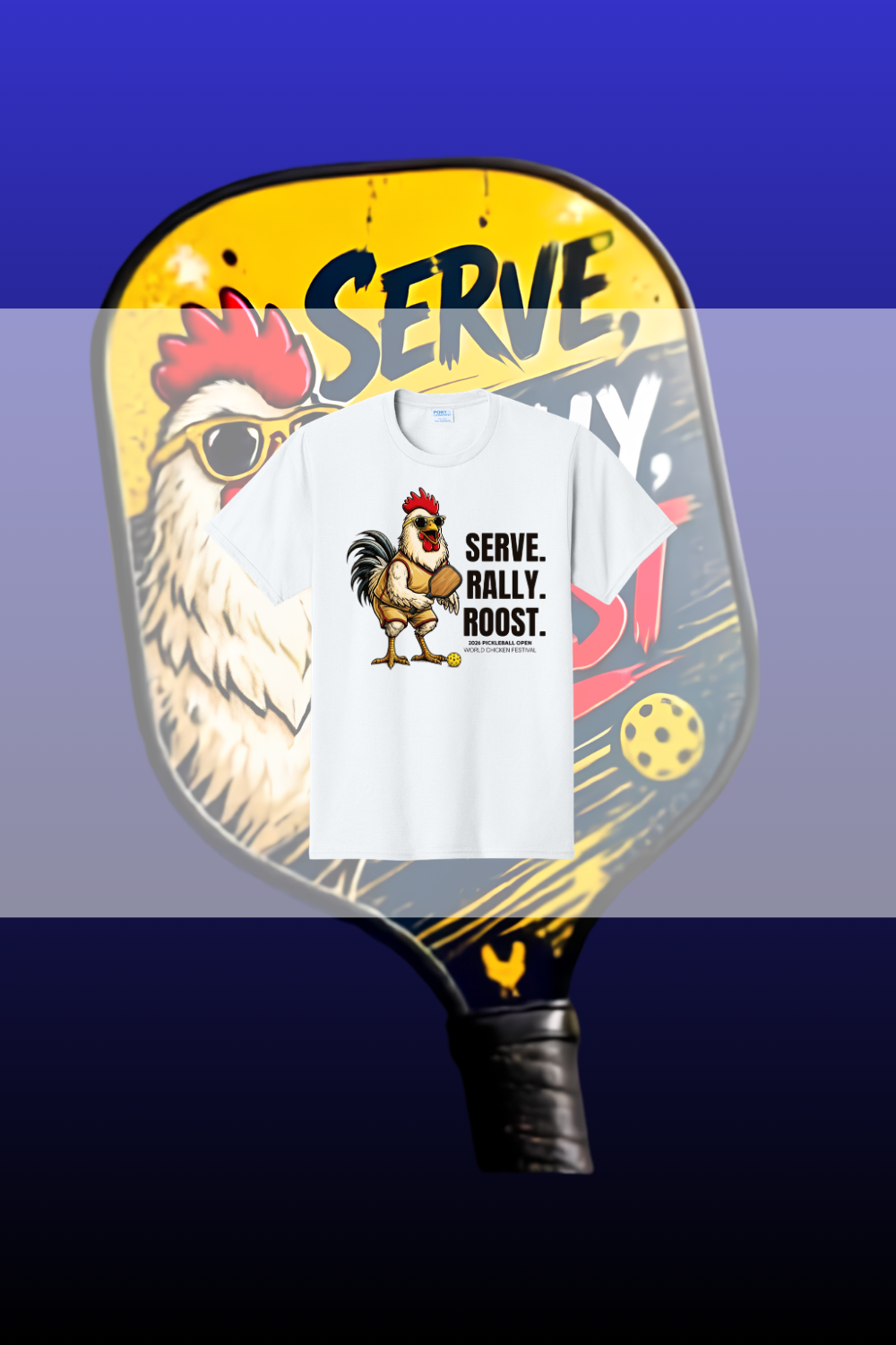 Serve. Rally. Roost Printed Tee