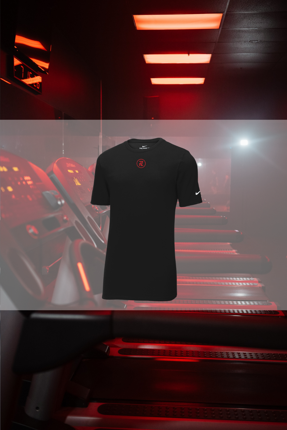 RZ- Unisex Center Chest logo  Nike Dri-FIT Cotton/Poly Tee-NKBQ5231