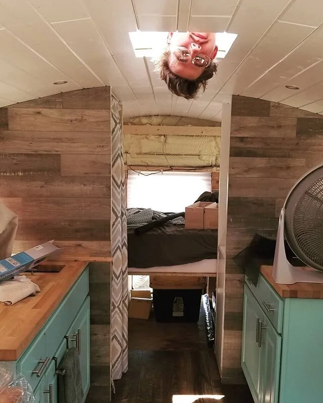 YA'LL - Ruby won't even look the same after this weekend of #work ! &bull;&bull;
Progress to be reported, but until then, time to #workworkwork &bull;&bull;
#skoolieconversion #DIY #buslife #handyman