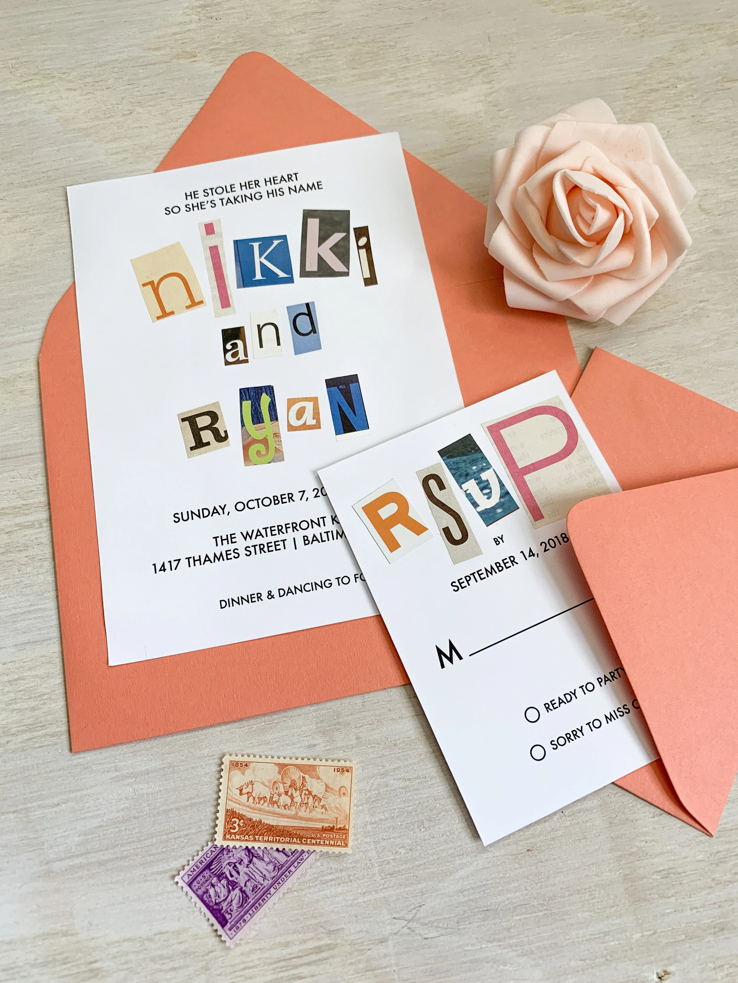  Untraditional Wedding Invitations    