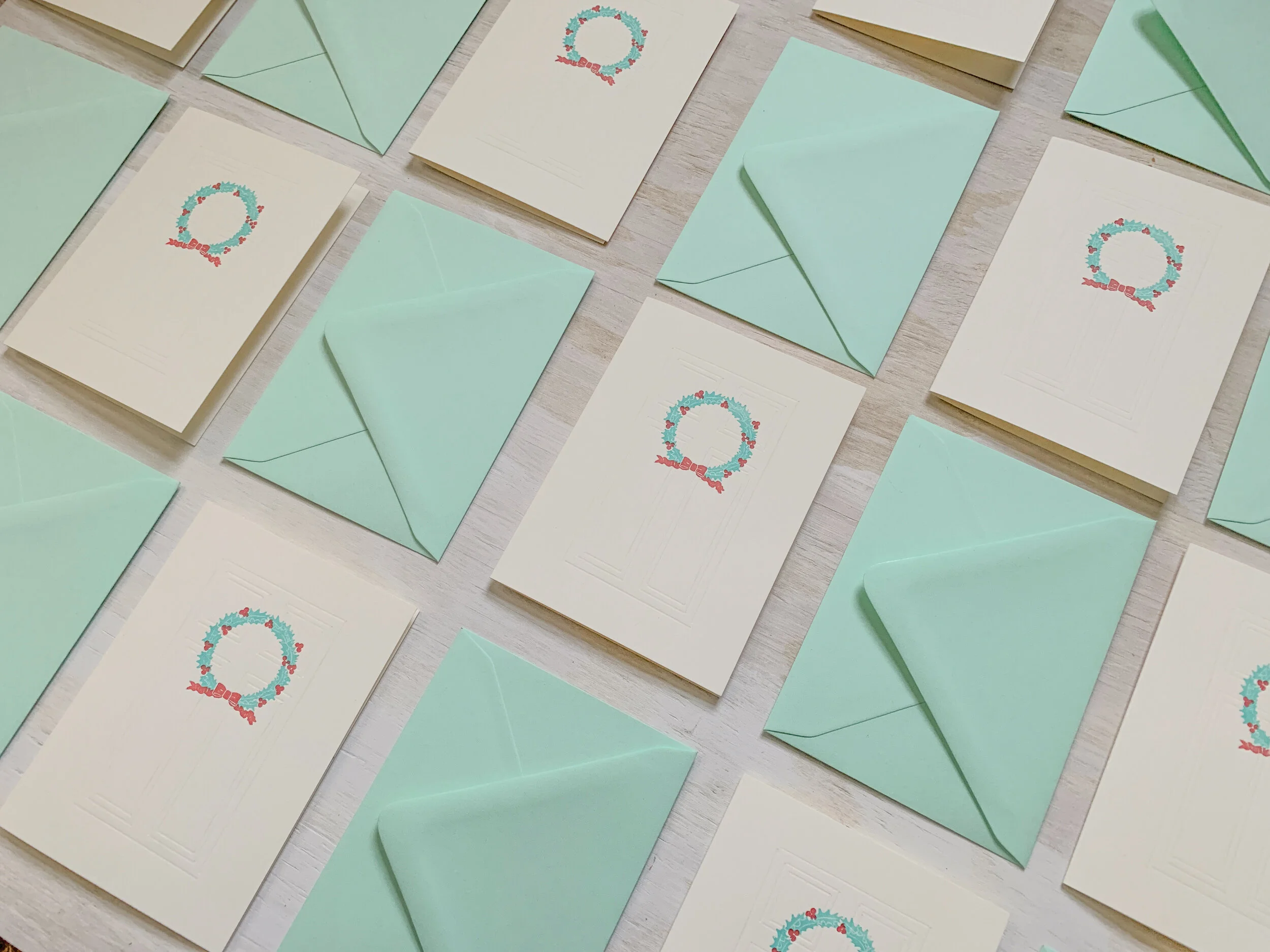 Letterpress Christmas Cards 2019