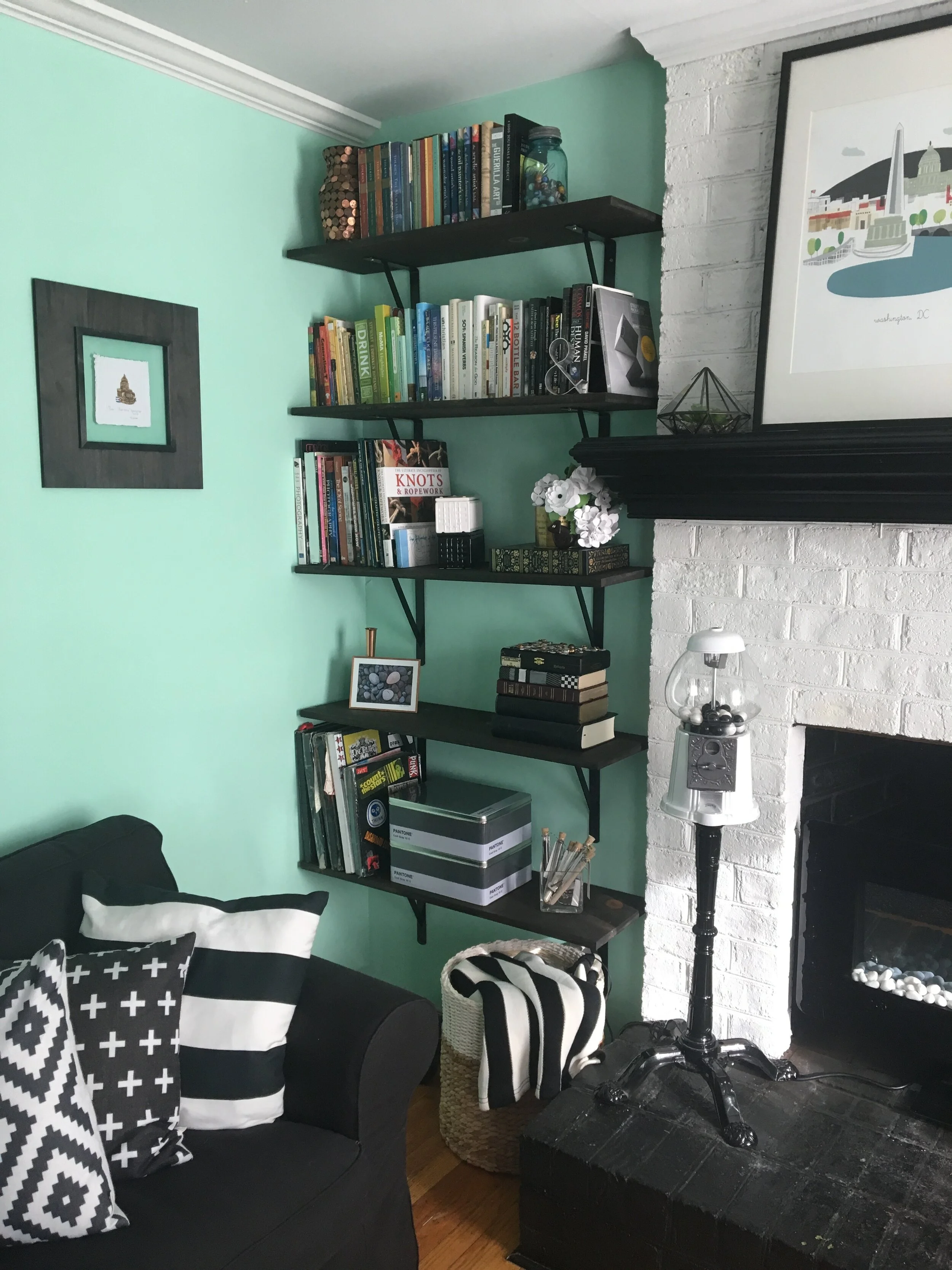 Living Room Shelves