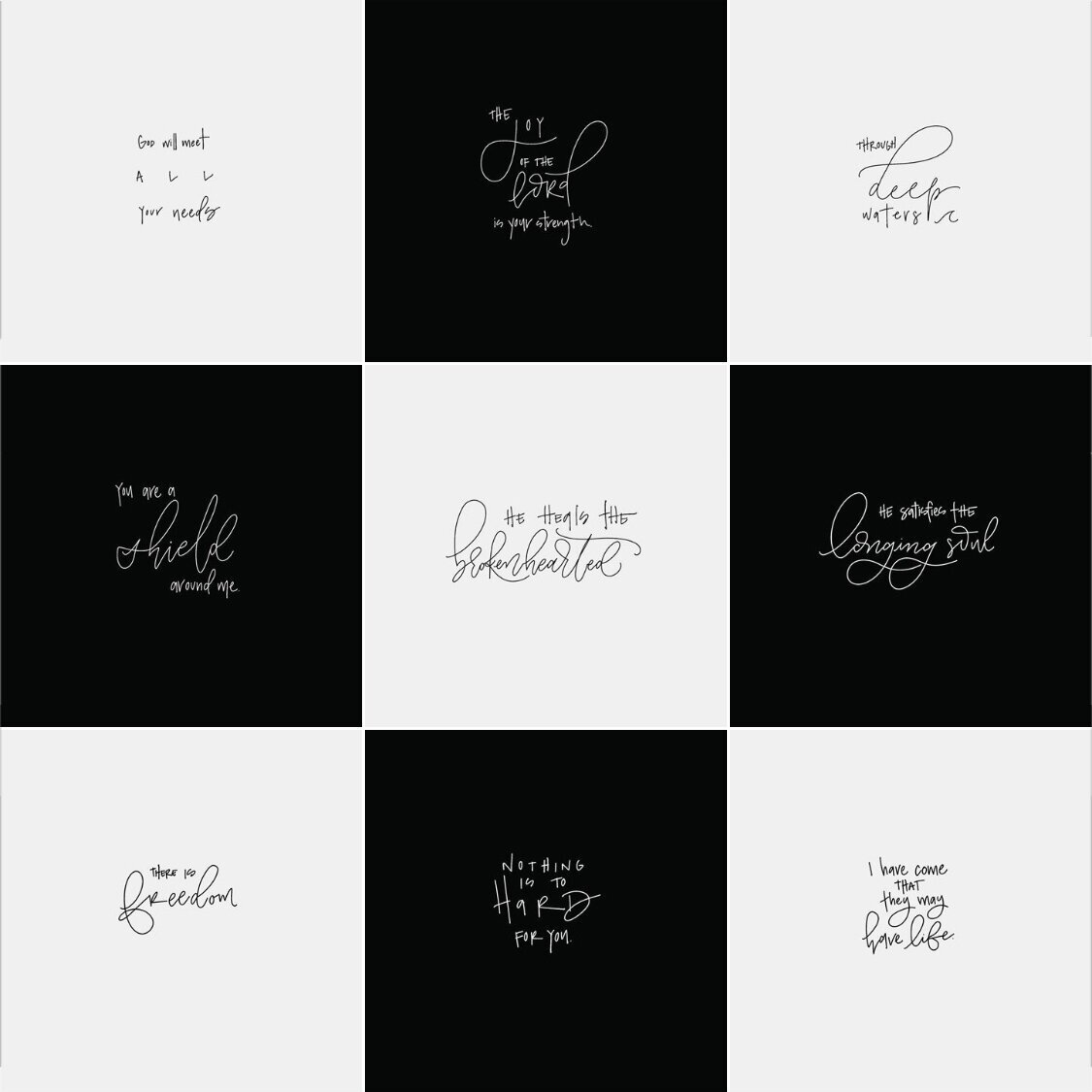 30 Days of Bible Lettering: Round 5