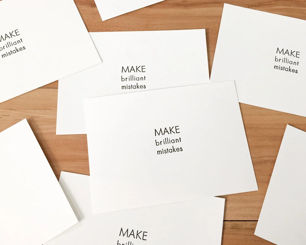Letterpress Make Brilliant Mistakes