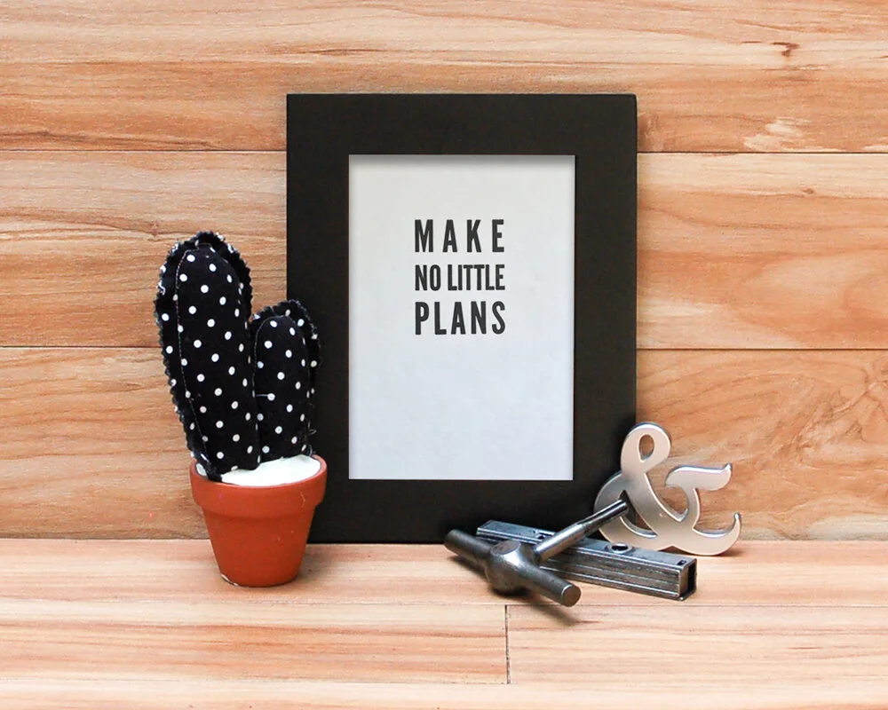 Make No Little Plans