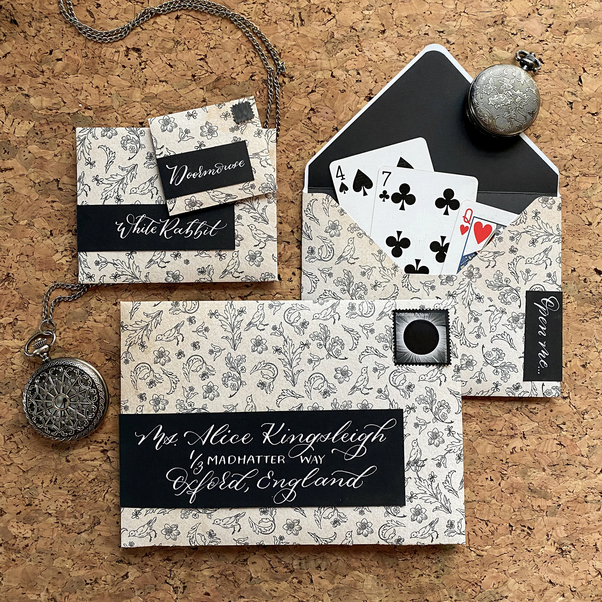 No More Boring Envelopes: Alice in Wonderland