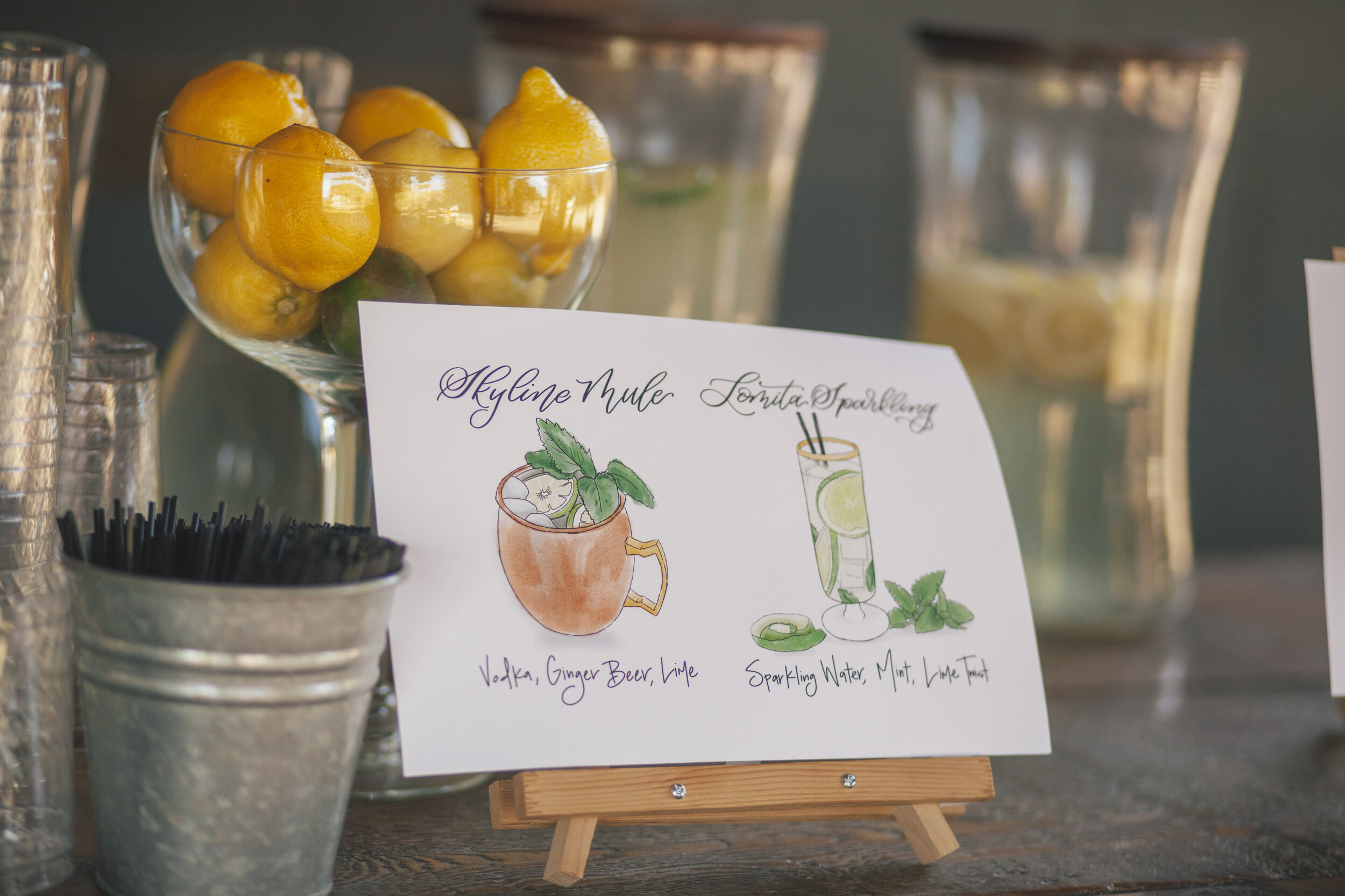 Signature Wedding Drinks