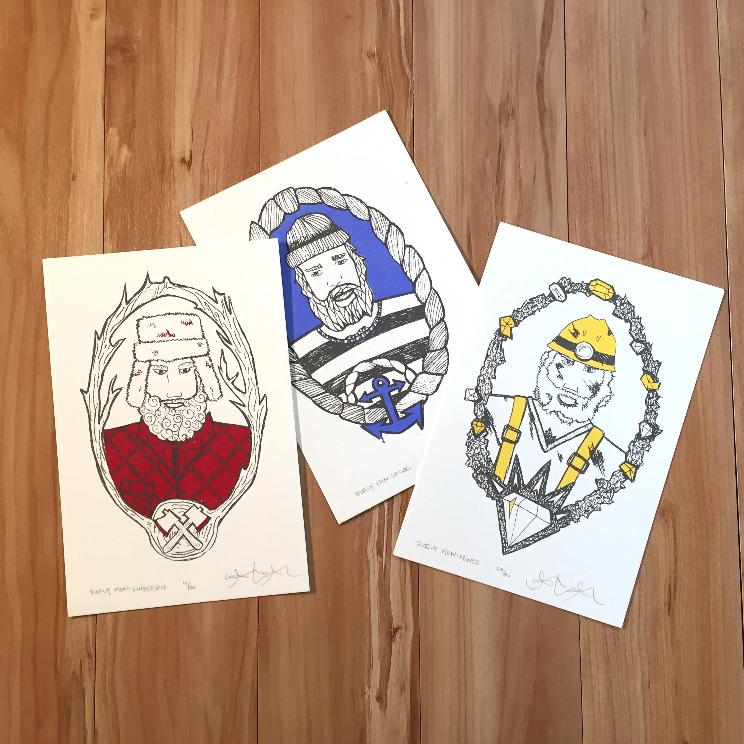 Burly Men Artwork