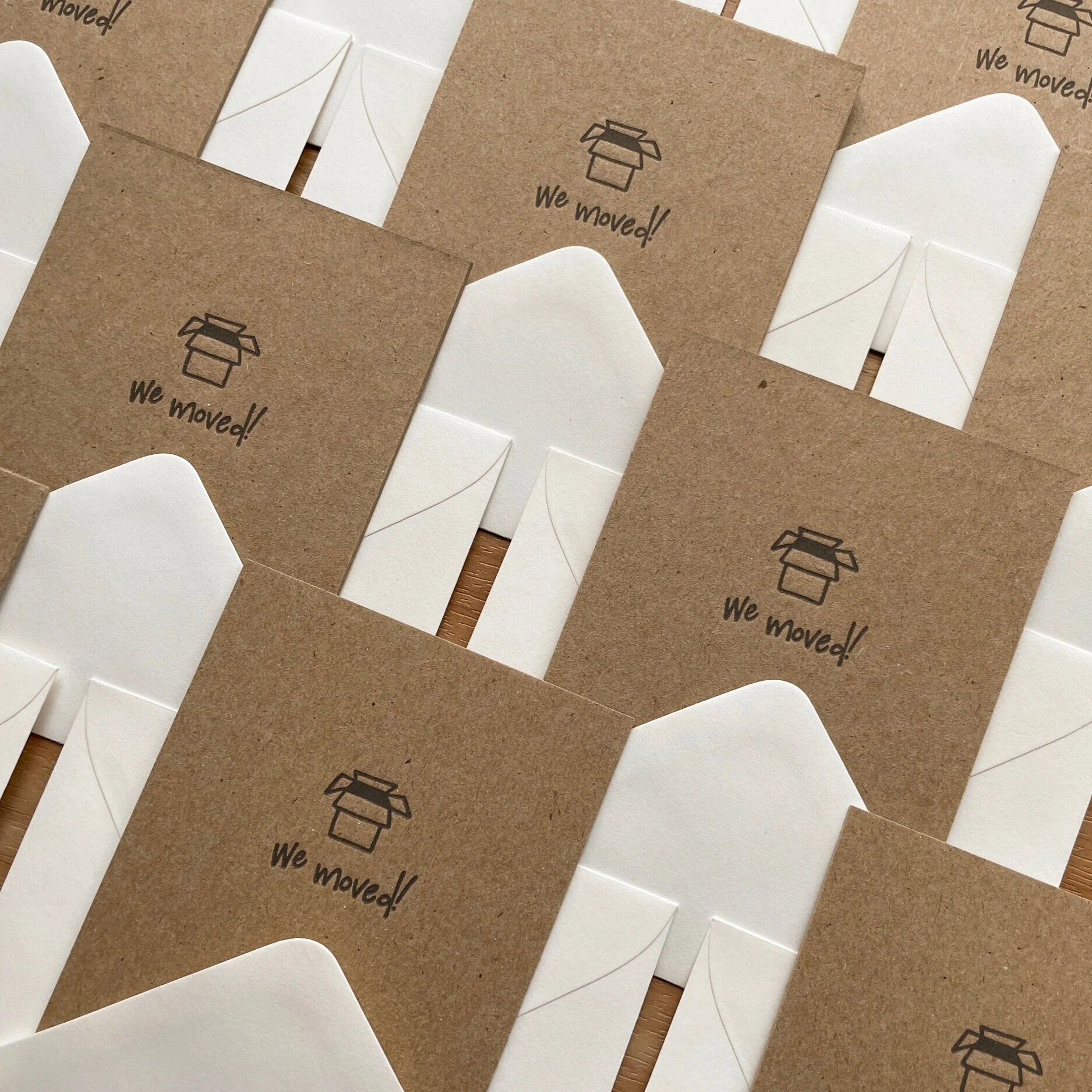 Letterpress: We Moved! Greeting Card Pack