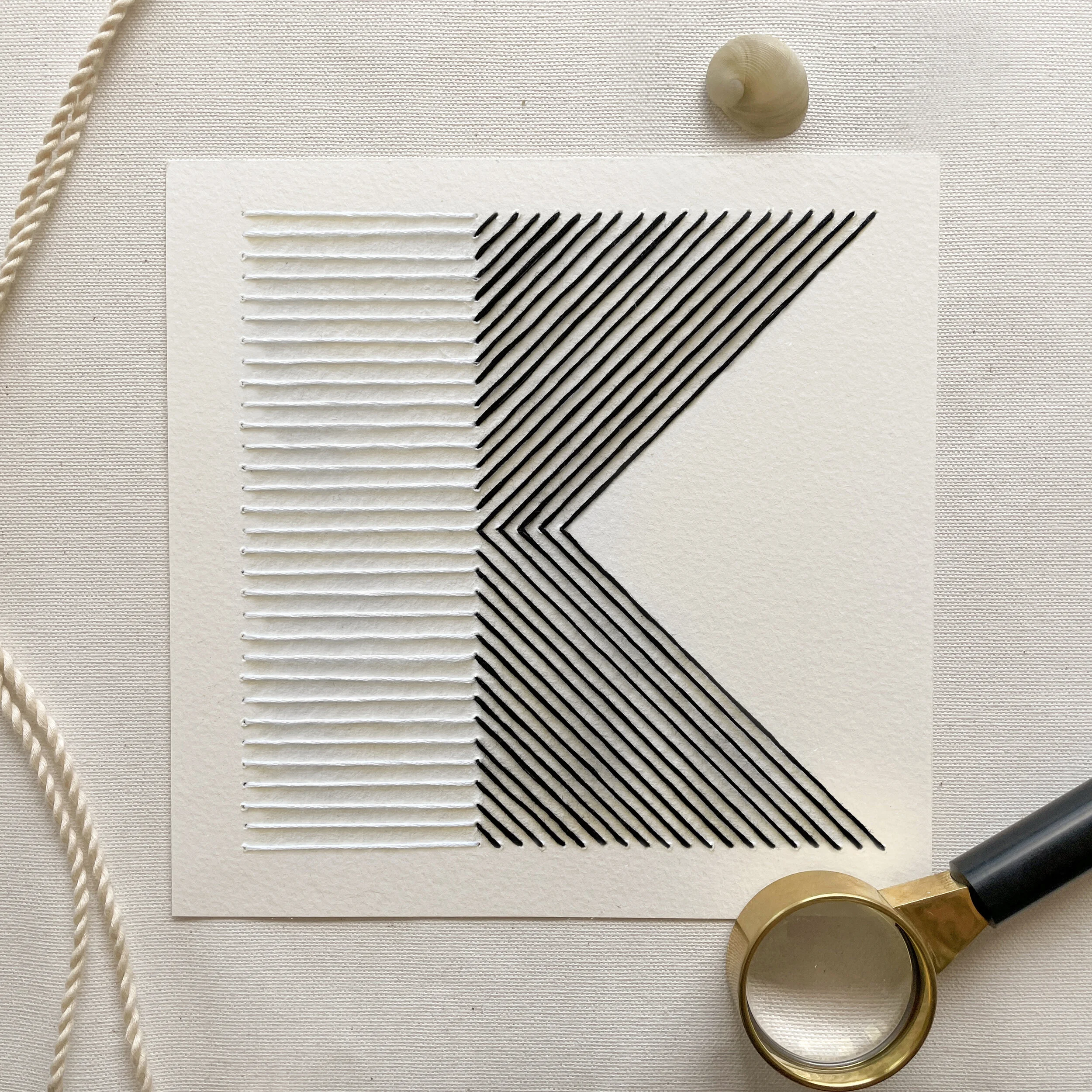 Maritime Embroidery Alphabet