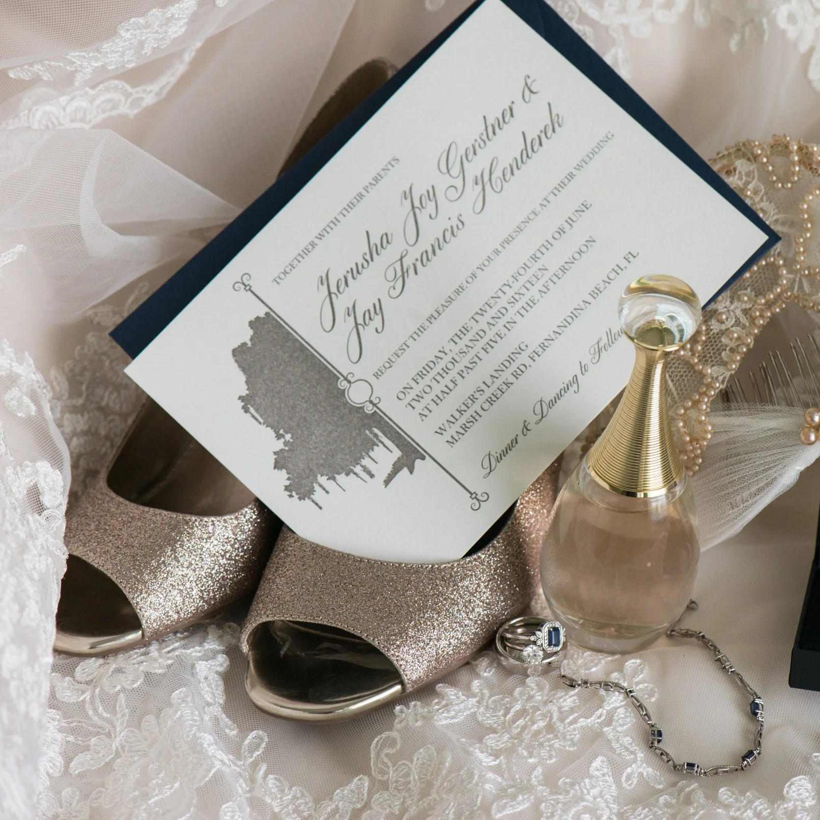 Jay &amp; Jerusha's Wedding Invitations