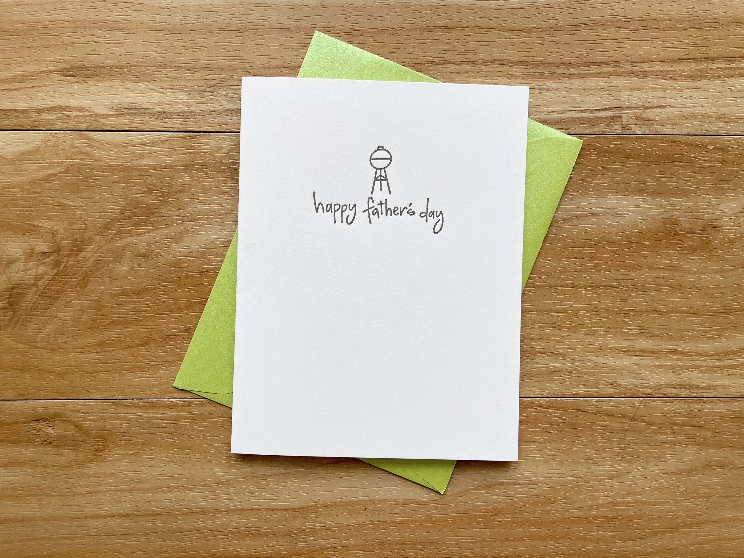 Letterpress: Happy Father's Day