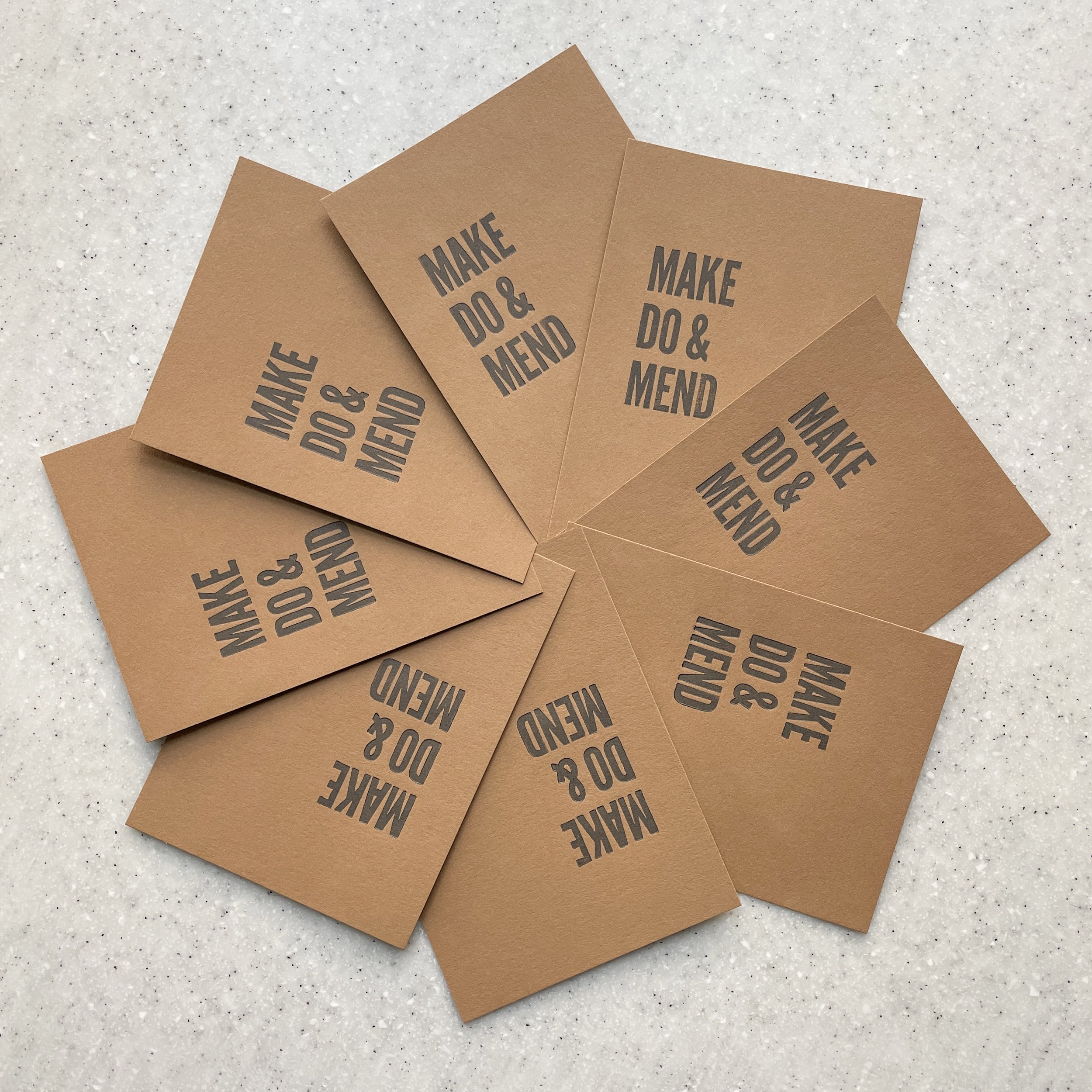 Letterpress: Make Do &amp; Mend