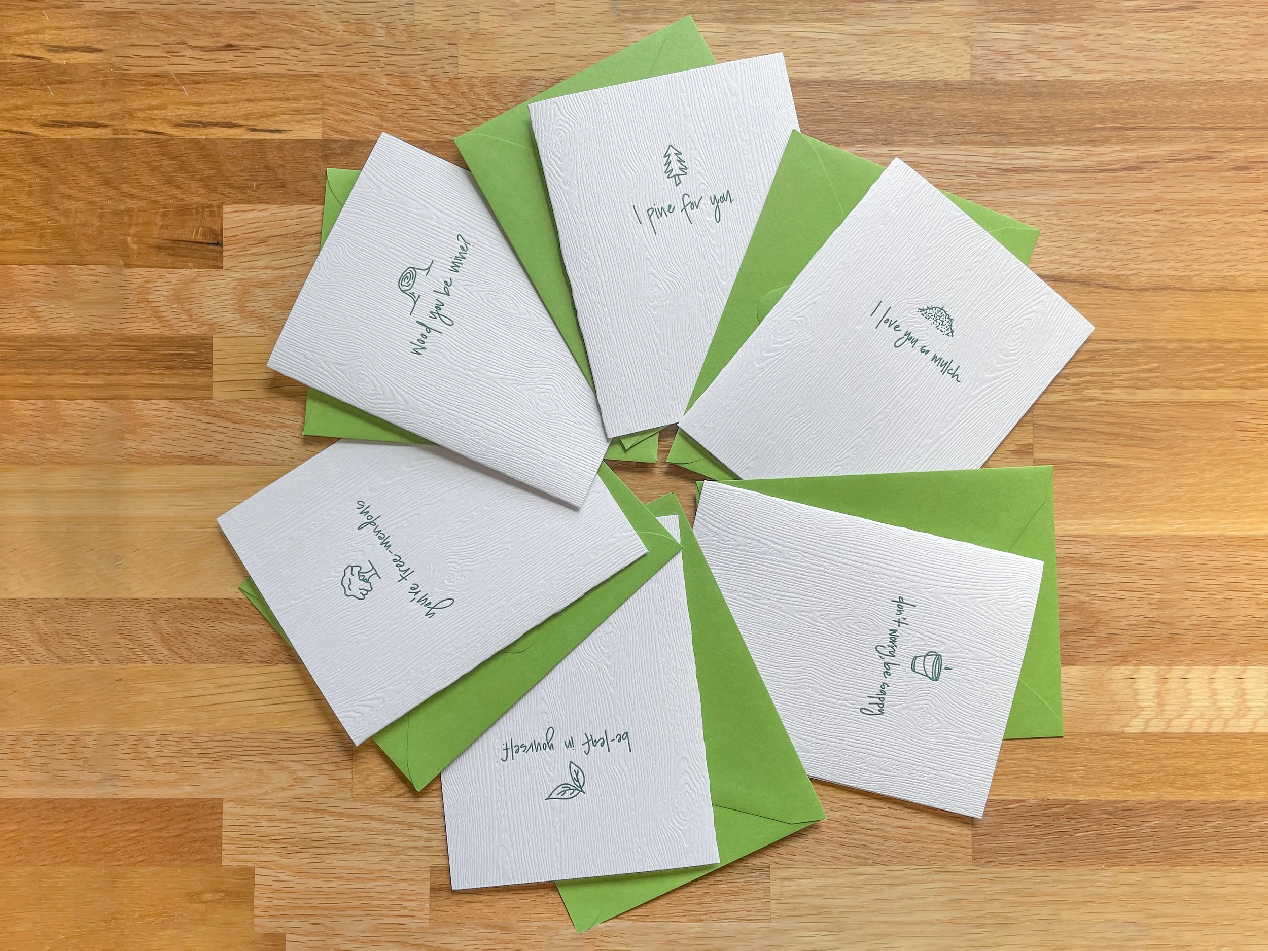 Letterpress: Tree Puns