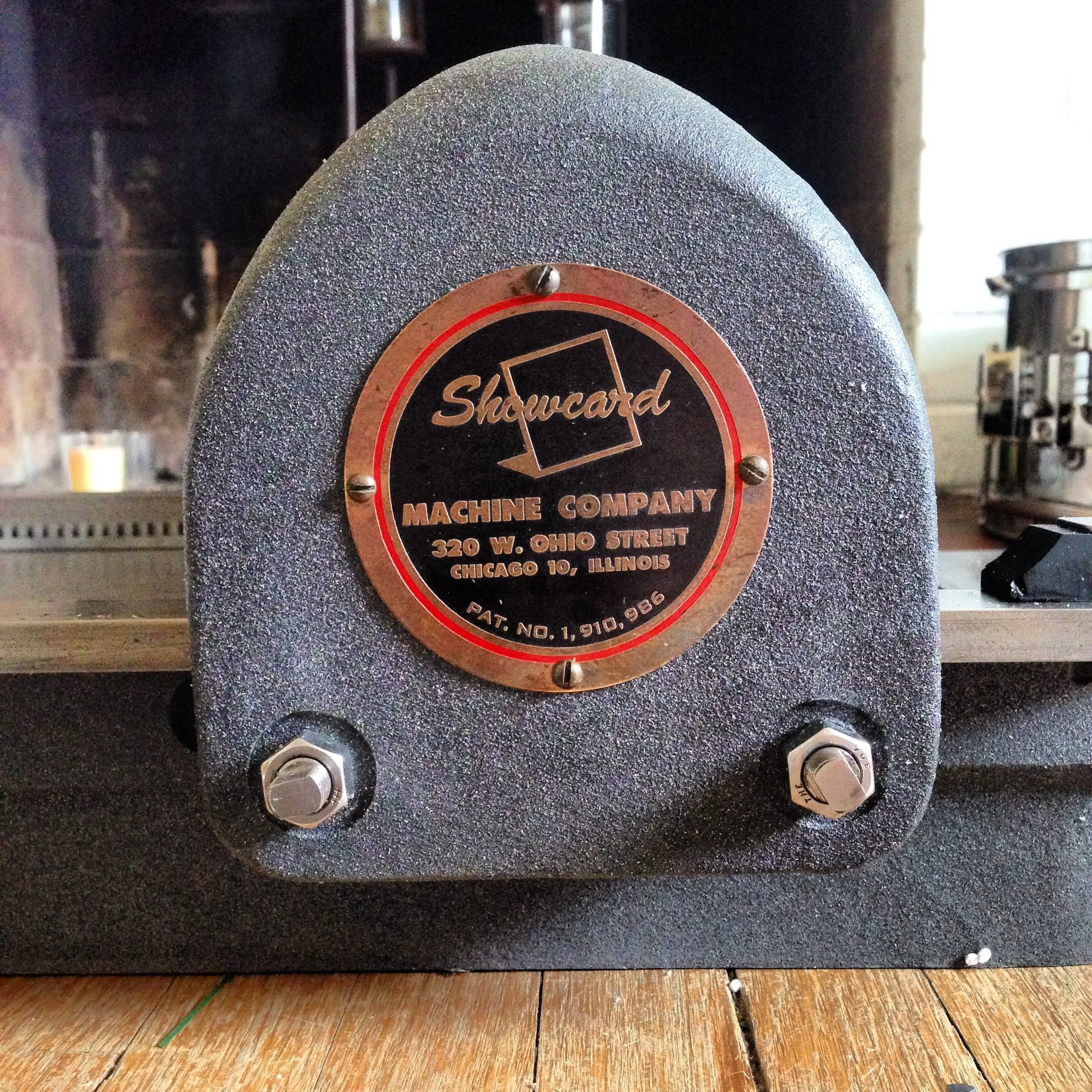 Showcard Letterpress