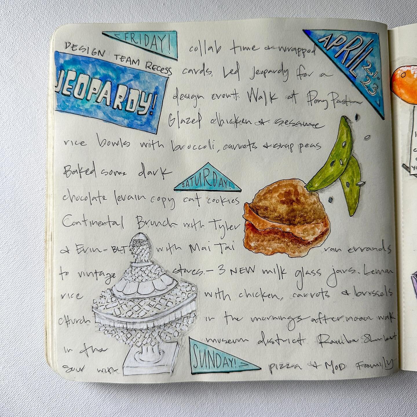 Milk glass scores&hellip;
.
.
.⁠⁠
#beatenpressjournal34 #sketch #sketchbook #journal #visualjournal #watercolor #illustration #communityovercompetition #creativelife #creativeentrepeneur #calledtobecreative #drawyourday #dailydoseofpaper #beatenpress