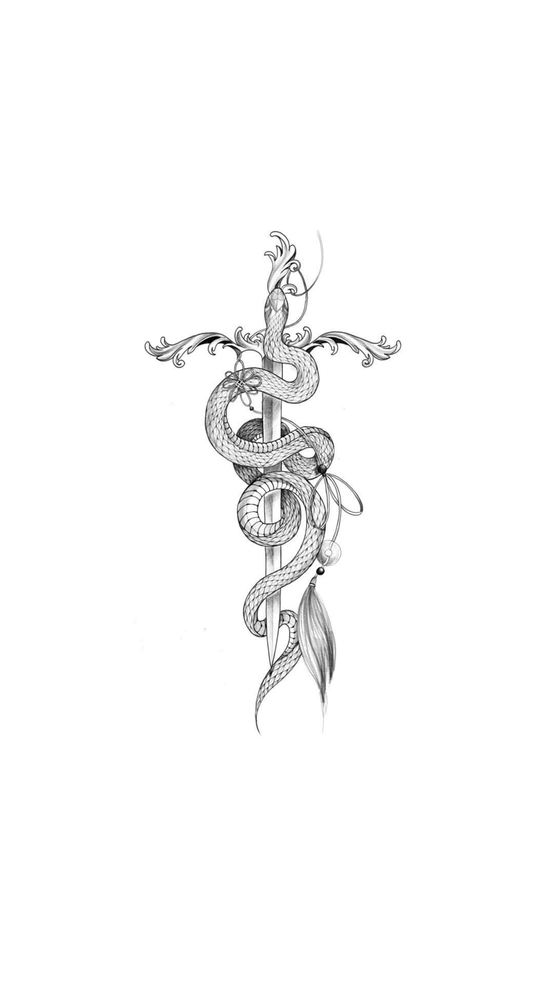 Snake Sword Charm Flash