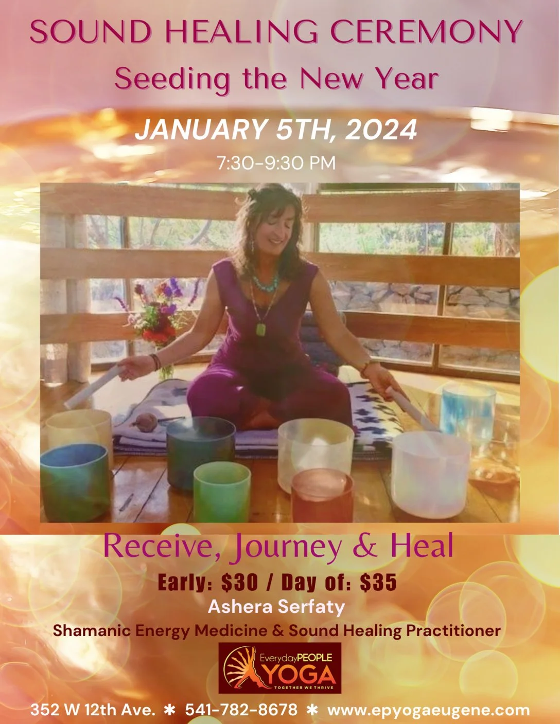 Sound Healing Ceremony: Seeding the New Year- Live Eugene, OR