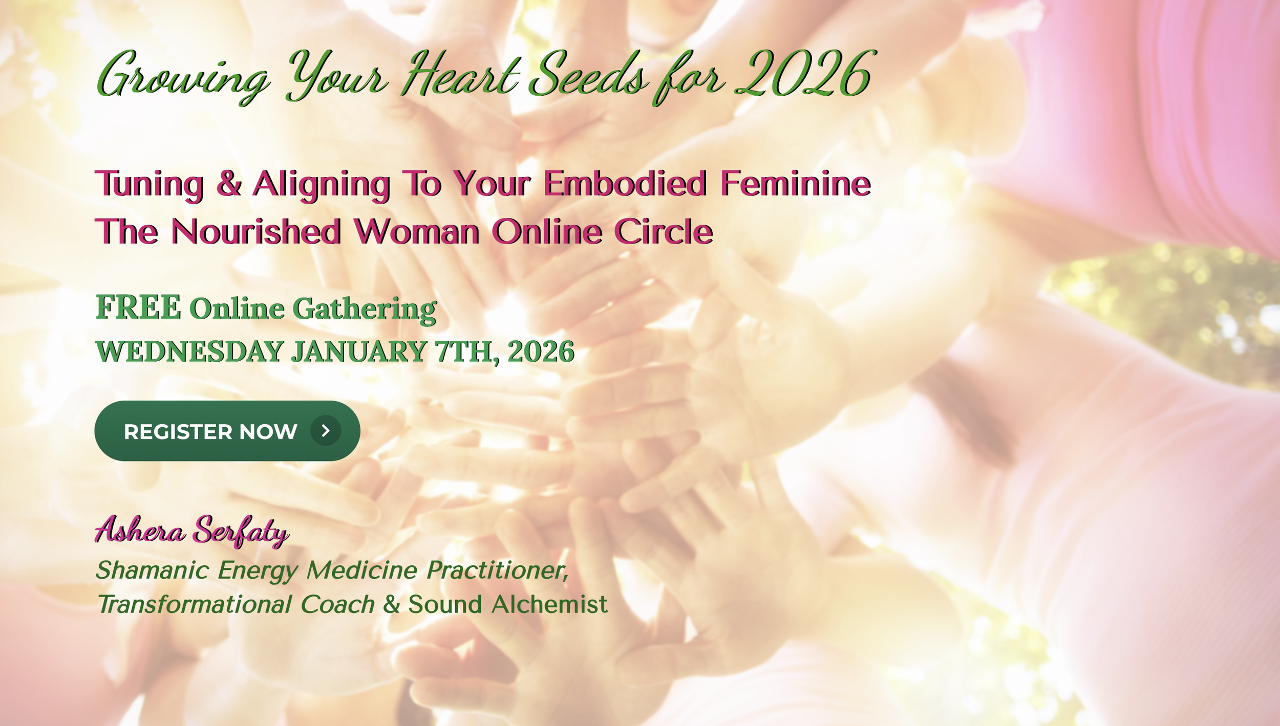 Growing Your Heart Seeds For 2026 ~ Women's Circle