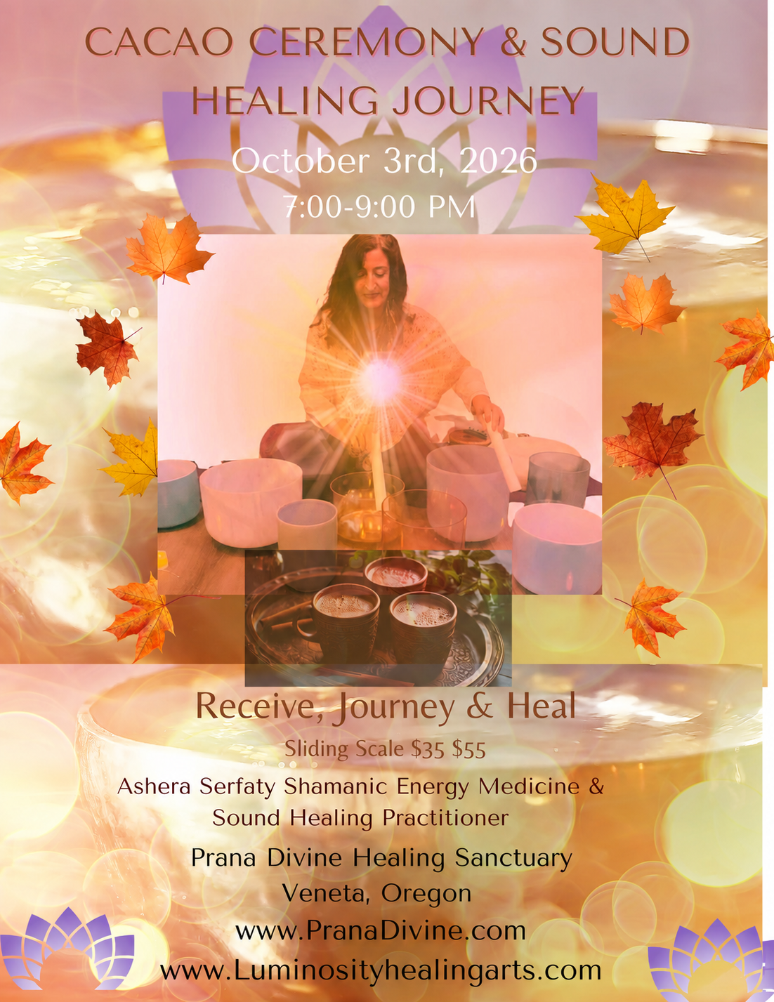 Cacao &amp; Sound Ceremony in EE Frequency Healing Center