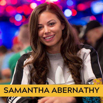 Samantha Abernathy Poker Above the Felt Marketing