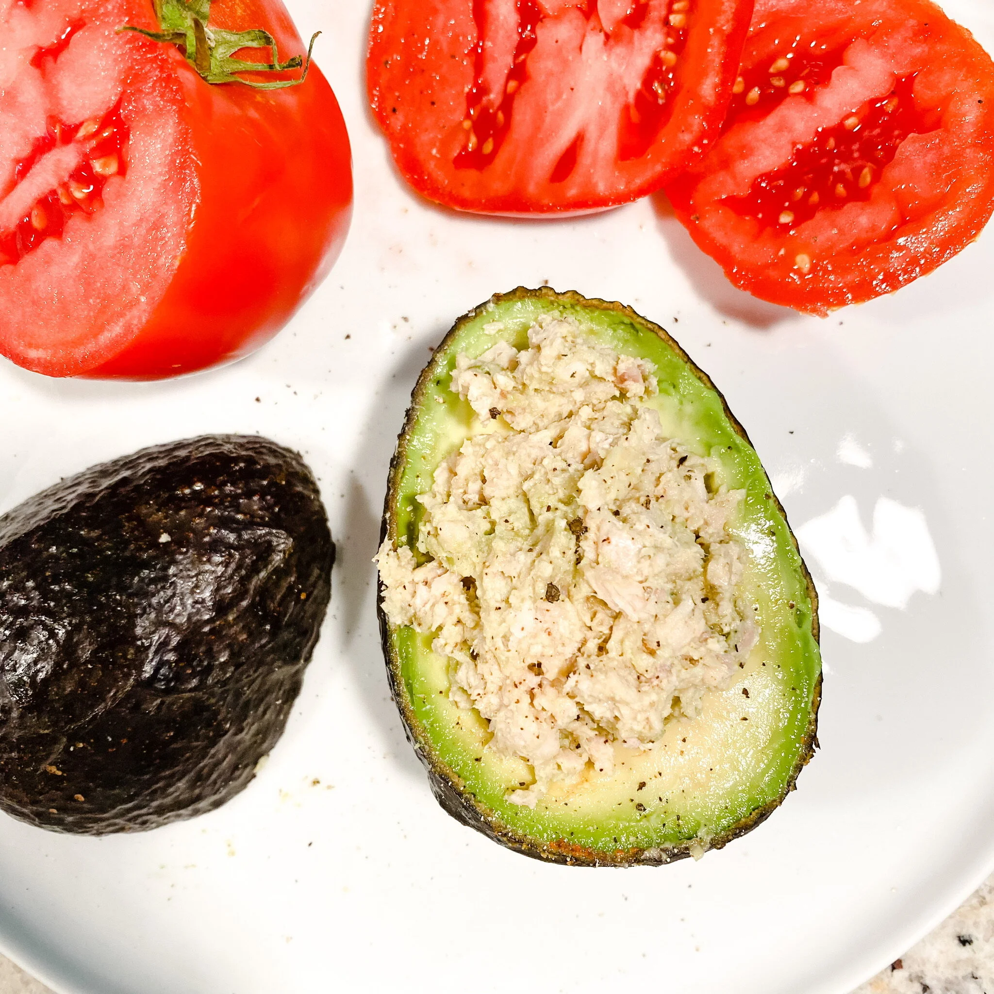 Tuna Stuffed Avocado