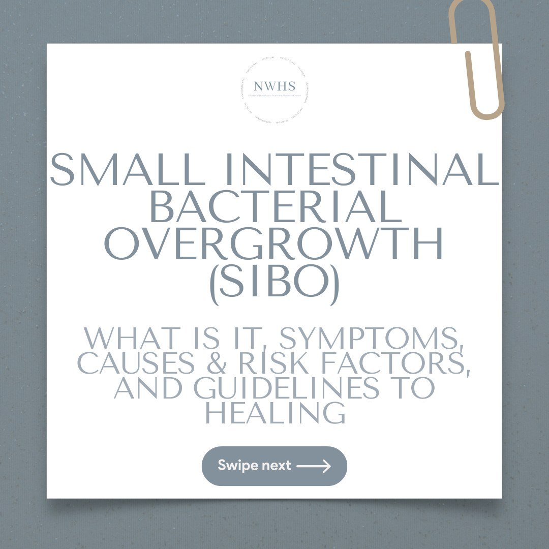 SIBO, or Small Intestinal Bacterial Overgrowth, is a disorder of excessive bacterial growth in the small intestine. When one is experiencing SIBO, many symptoms make their day-to-day difficult. 😫😫😫

That&rsquo;s why we at NWHS wanted to spread kno