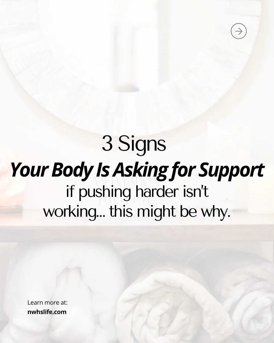 You can have discipline, motivation, and &ldquo;good habits&rdquo;&hellip;
and still feel off.

If pushing harder actually worked, you wouldn&rsquo;t still be dealing with fatigue, bloating, anxiety, pain, skin issues, or stubborn weight changes.

He