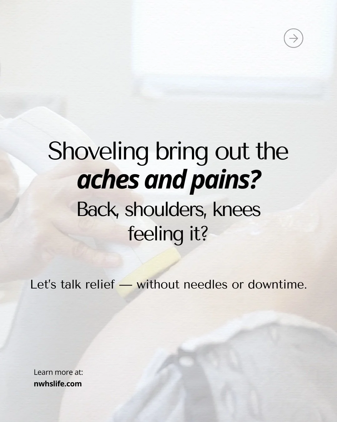 ❄️ Shoveling got your body feeling stiff, sore, or just off? Real talk &mdash; winter has a way of waking up old aches and pains.

That&rsquo;s why we&rsquo;re offering FREE SoftWave demos next week so you can feel what this non-invasive, FDA-cleared