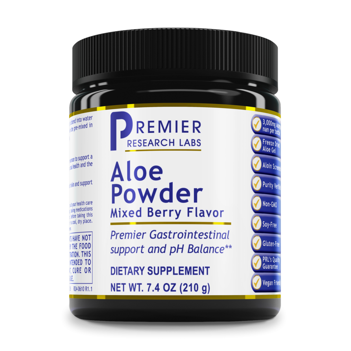 Aloe Powder, Mixed Berry Premier