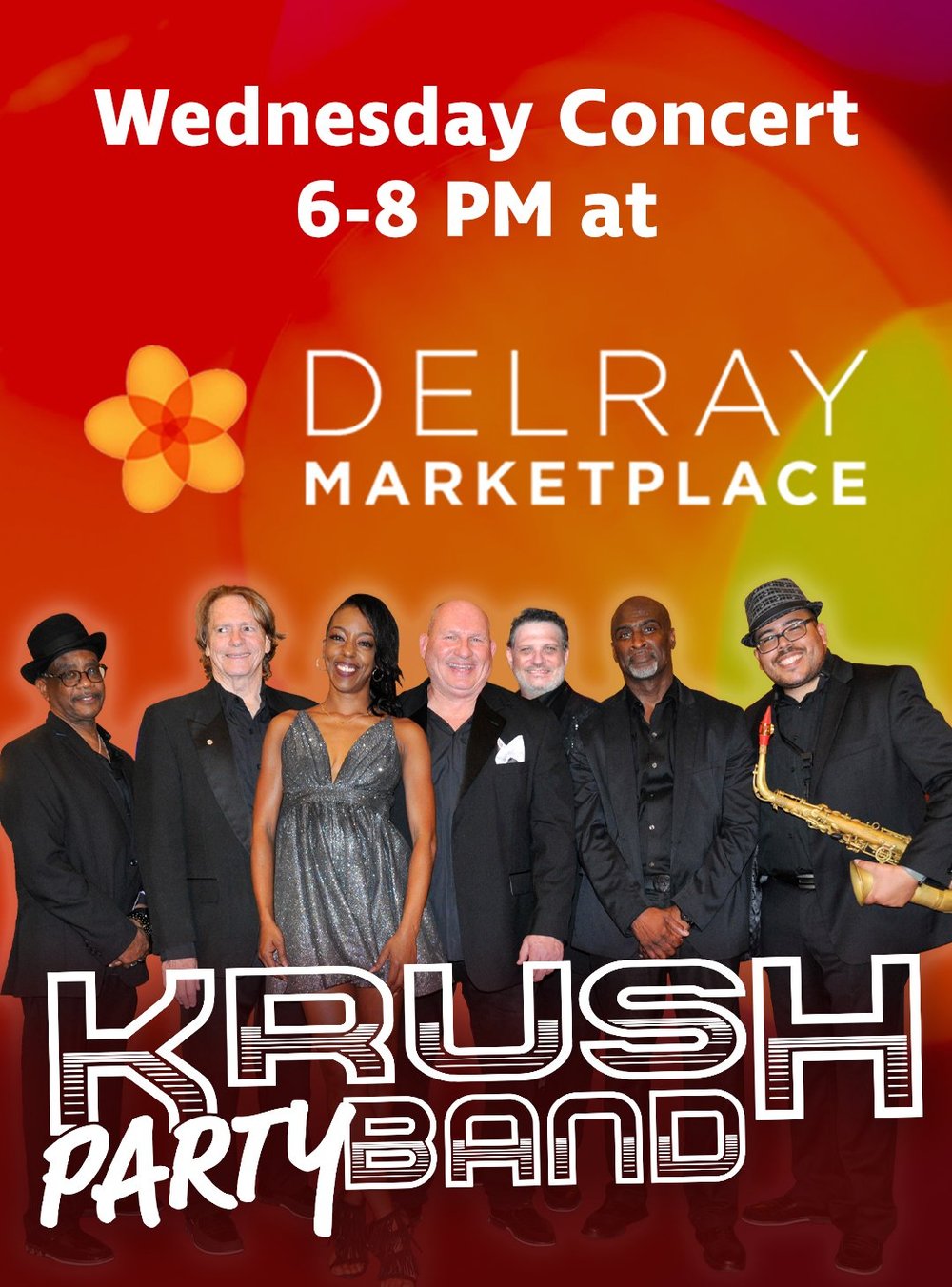 Delray Marketplace Amphitheater — KRUSH Party Band