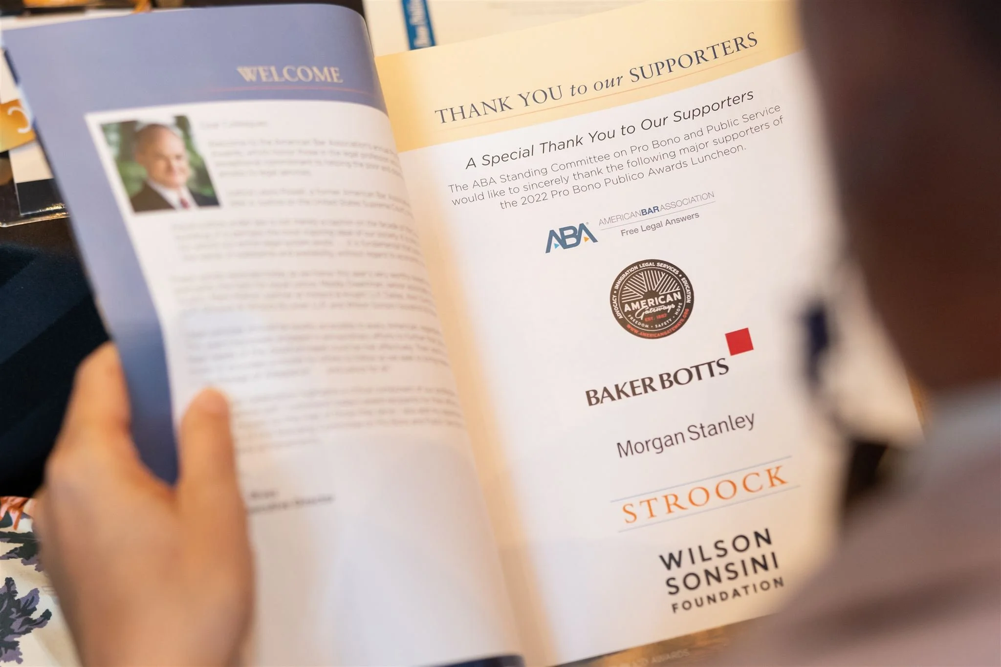 Chicago 2022 aba pro bono award ceremony photographed by Paul Hairlson Photography. 