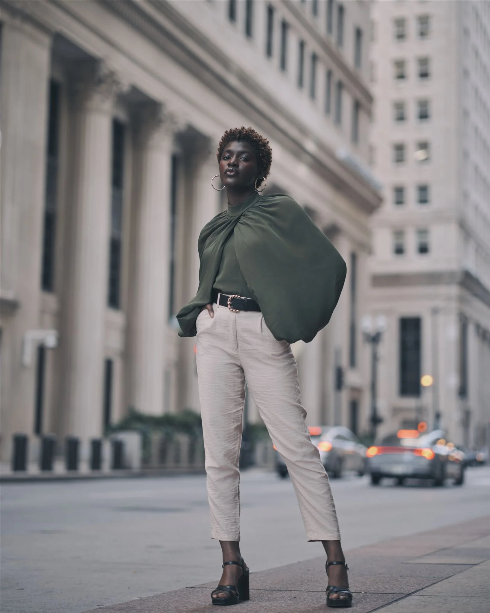 Elizabeth Tutu from BMG Models in Chicago photographed by Paul Hairlson Photography in downtown Chicago. 