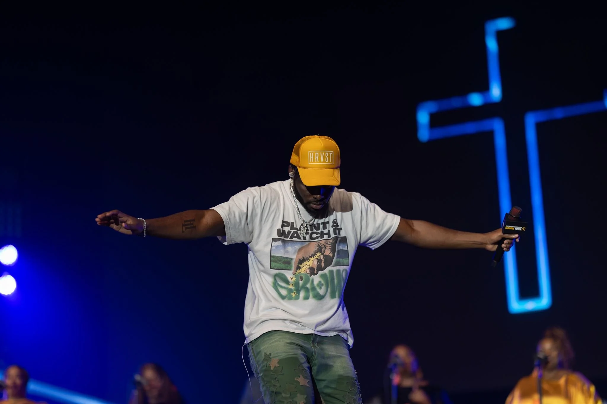 Mike Teezy performing in Chicago at the McDonalds Gospel Tour