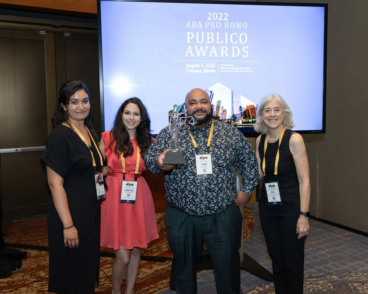 2022 ABA Publico Award recipients photography by Paul Hairlson Photography