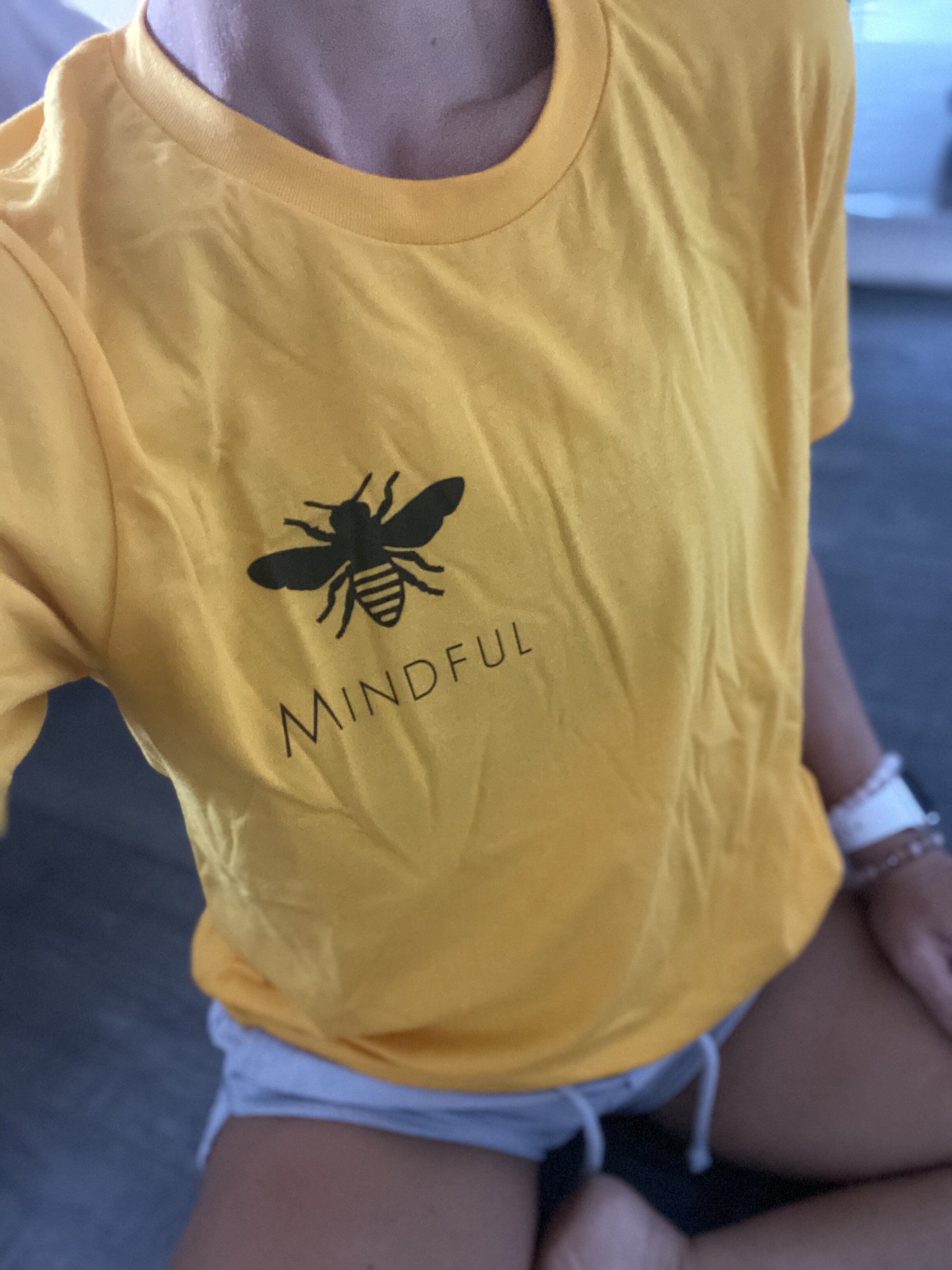 Gold Bee Mindful Shirt