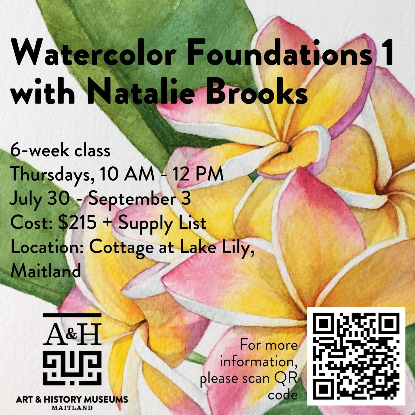 Ready to dive deep into watercolor?! Join me in Watercolor Foundations 1 or 2 for the summer session! Register via link in bio! Comment or msg with any questions! 🎨

#maitland #orlandoart #learnwatercolor