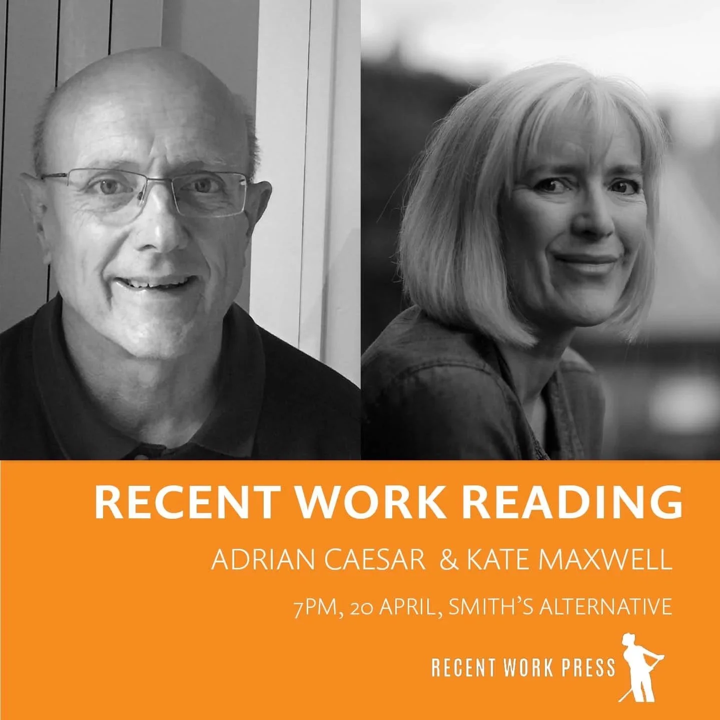 Recent Work Reading: Adrian Caesar &amp; Kate Maxwell