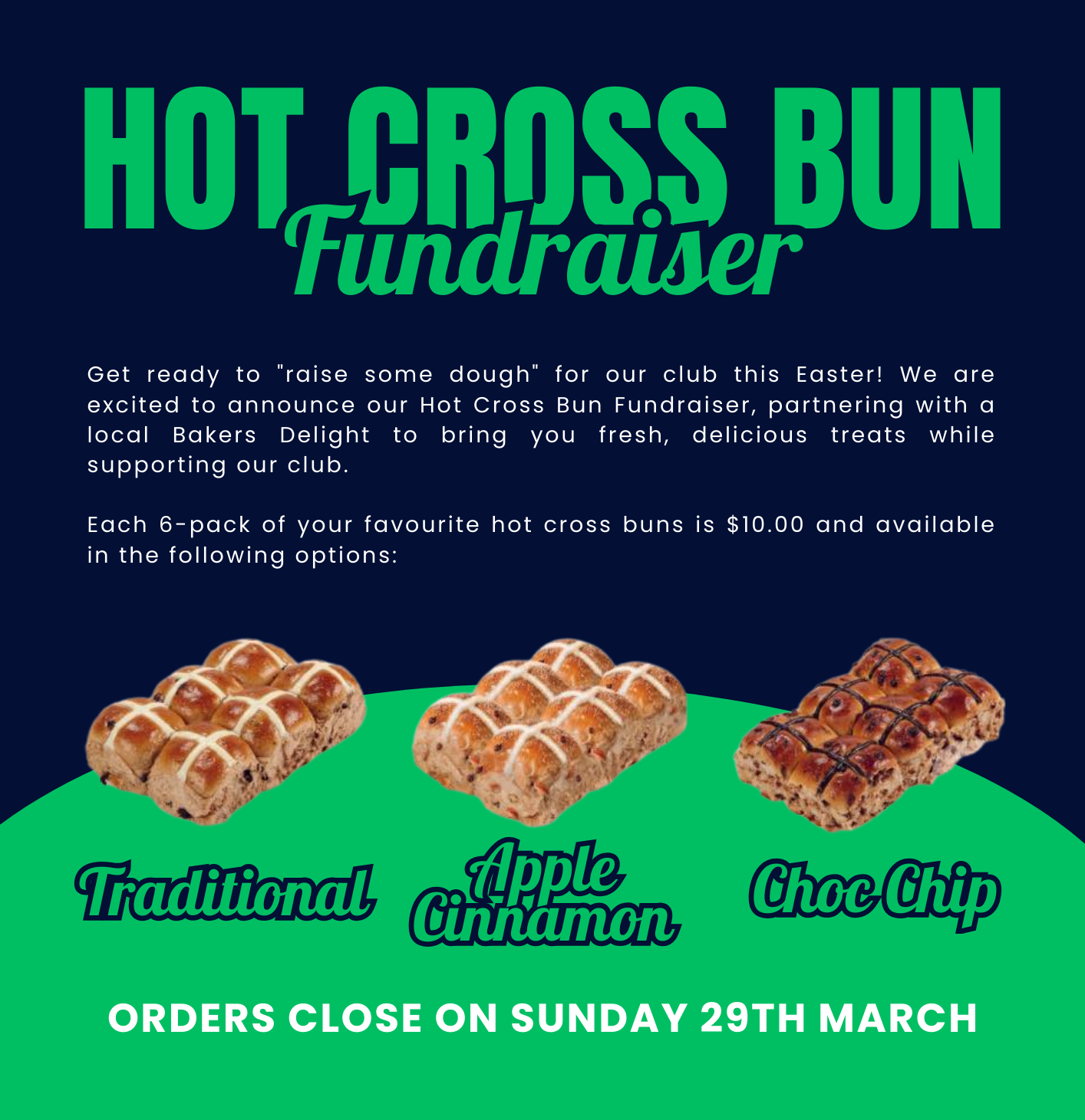 Hot Cross Bun Fundraiser