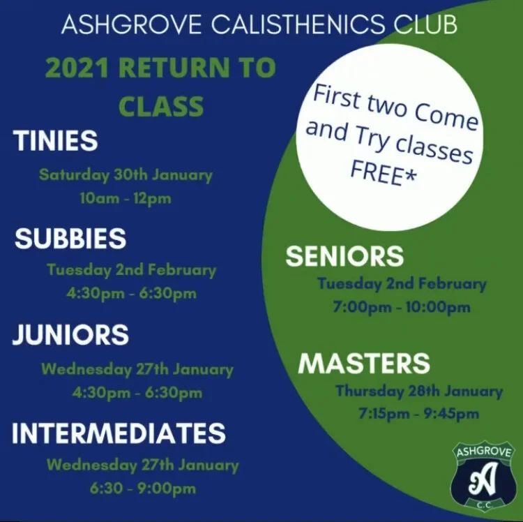 2021 Return to Classes!!