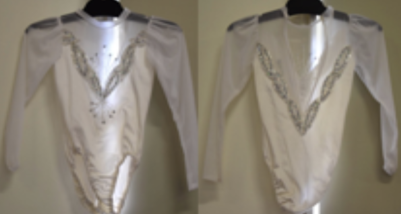 Tinies White Lycra Leotard