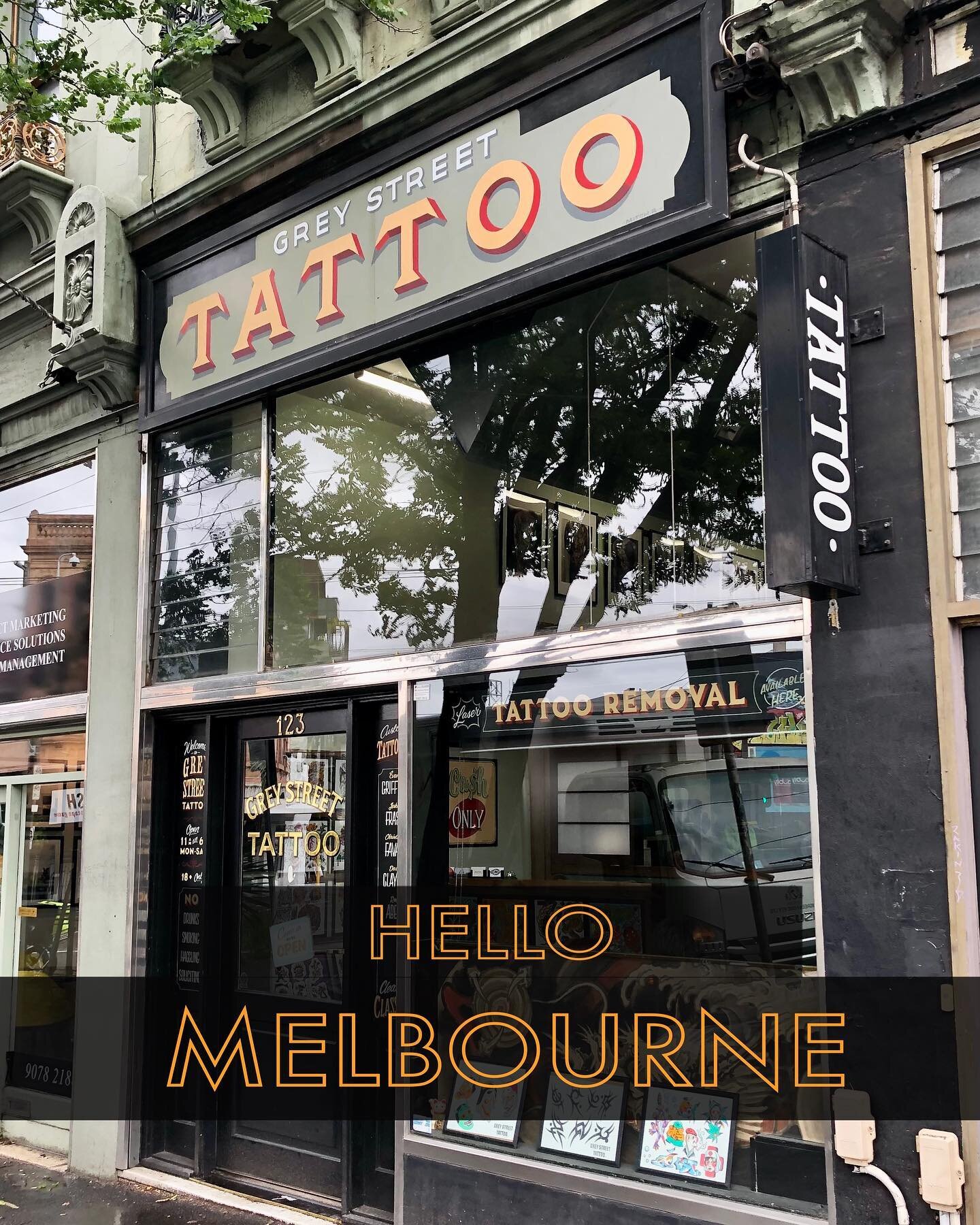 π₯NEWSπ₯
After a wild month of packing up my life in Ireland and saying goodbye to the lovely people of Galway, I’ve now landed on the ground and started to get settled back in Melbourne.
Next week I’ll be back tattooing and can’t