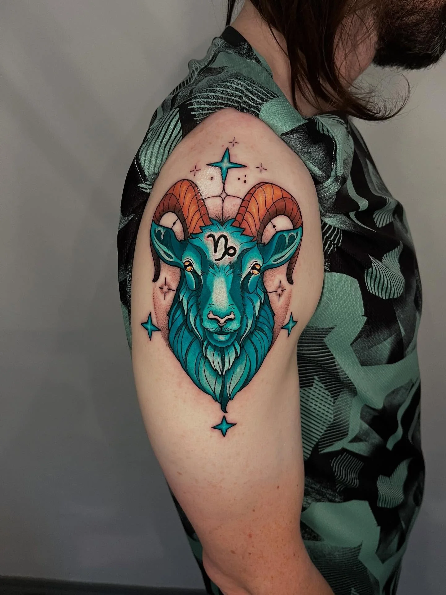 Capricorn zodiac piece done recently for Ben. Thank you for your trust! 

For bookings/enquiries send me a DM or email: s.amaterstein@gmail.com

.
.
.
.
.
#amatersteinart #tanukitattoo #hawthorn #melbournetattoo #tattoomelbourne #capricorn #capricorn
