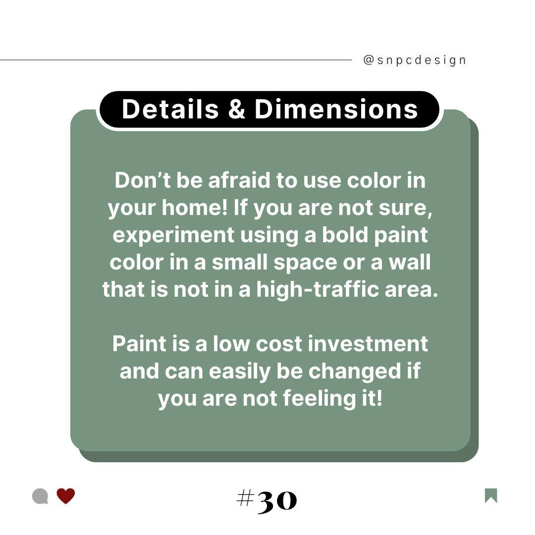 Are you looking for a fun and inexpensive way to spruce up an area of your home? Using bold colors in small spaces or on a wall that is not in a high-traffic area is a great way to quickly and dramatically change the look of a room. Paint is a low-co